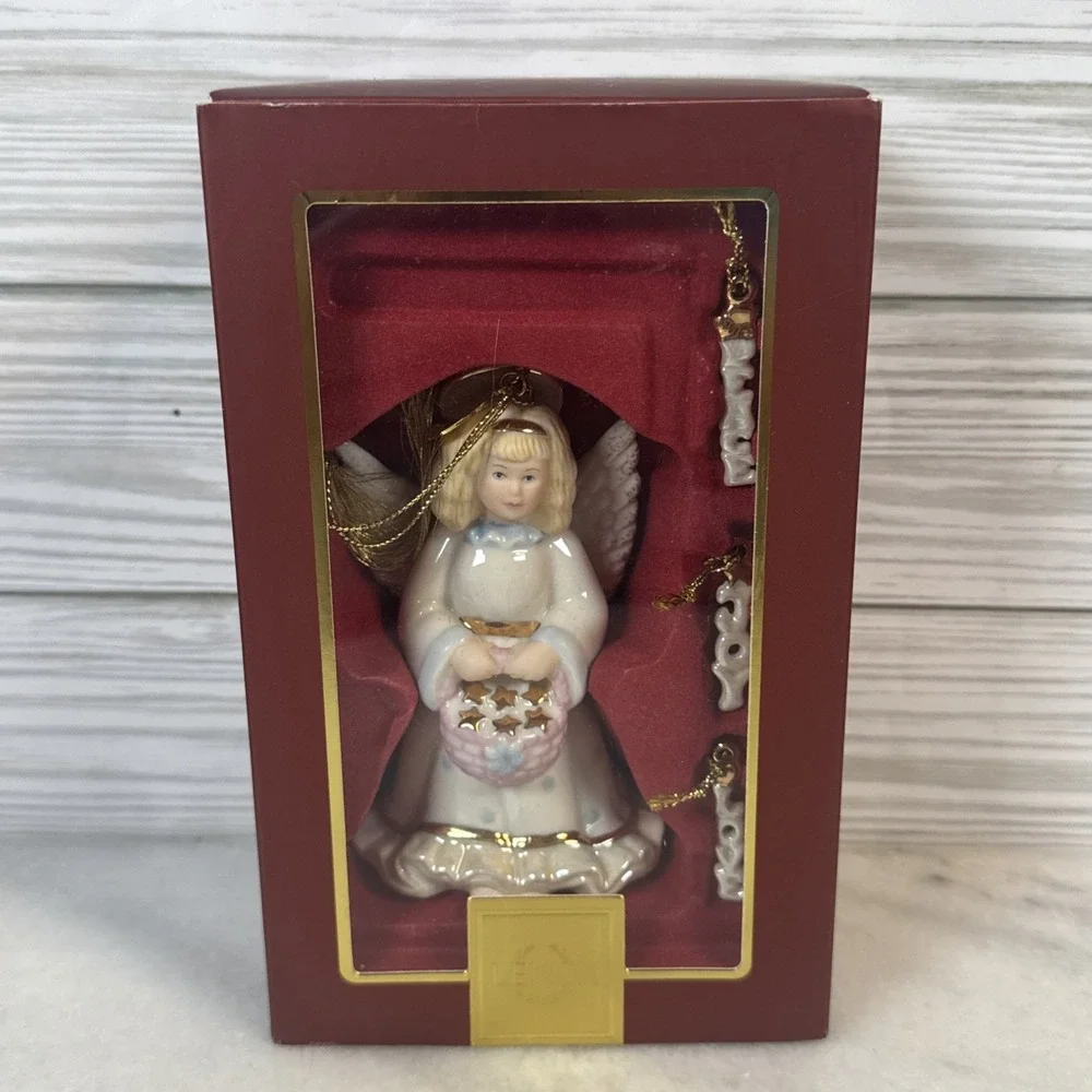Lenox Starry Sentiments Angel Ornament, EXC/Mint - Never Displayed